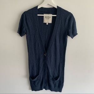 Abercrombie & Fitch Short Sleeve Cardigan